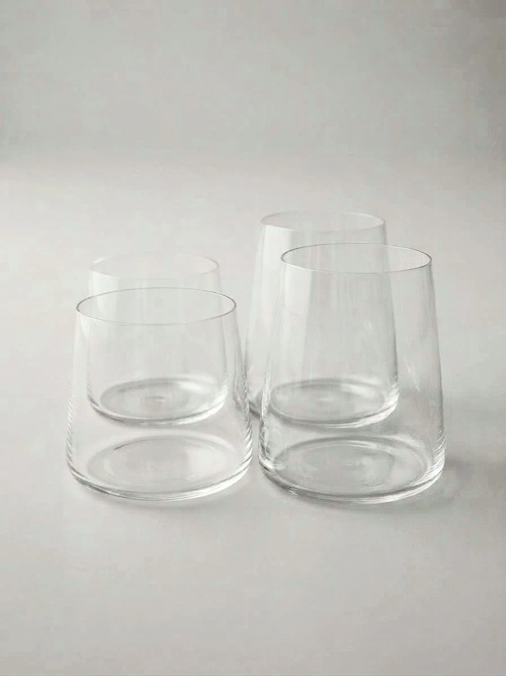 Marc Newson Alessi glasses Clear Glasses Set of 4 Like New